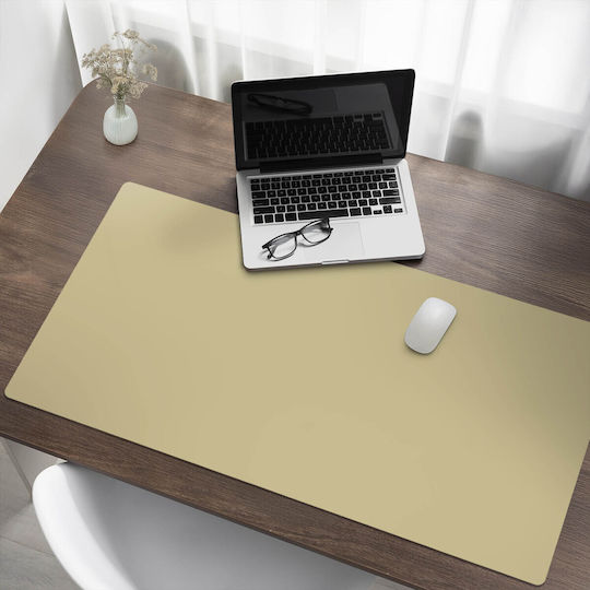 Elegant Decorative Desk Block Pastel Yellow 120x60 Cm