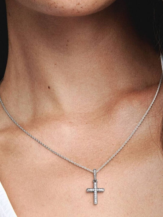 Pandora Σταυρός από Ασήμι χωρίς Αλυσίδα