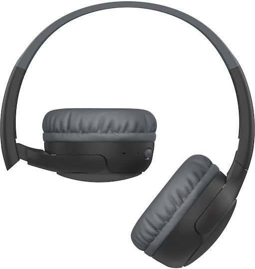 Belkin Soundform Mini 2 Wireless / Wired Kids' On Ear Headphones with 55 Hours Playing Time Black