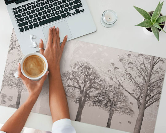 Mouse Pad Desk Laptop Keyboard Wooden Engraving 90x45 Cm