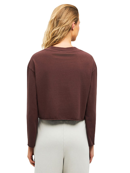 Women's Blouse Long Sleeve Cocoa Brown