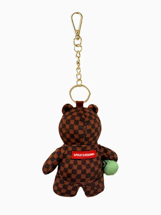 Sprayground Stoff Schlüsselanhänger Braun Sprayground Stoff Schlüsselanhänger Braun