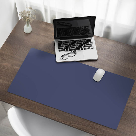 Covoraș Antiderapant Protector Pentru Birou Grafic Albastru Naval 100x50 Cm