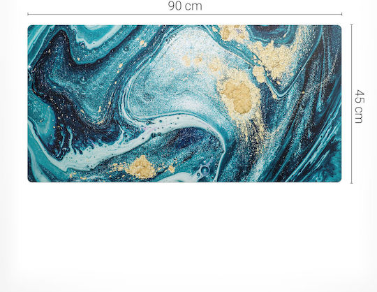 Covoraș De Birou Decorativ Elegante Valuri Vortex 90x45 Cm