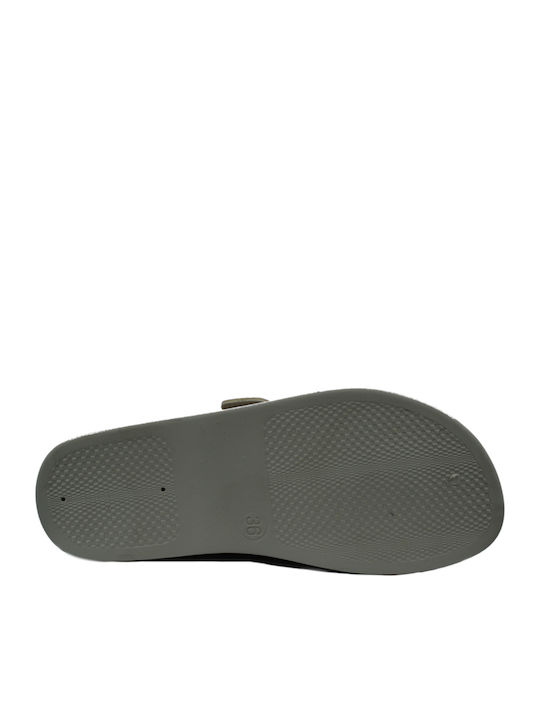 Damen Anatomische Goldene Sandalen