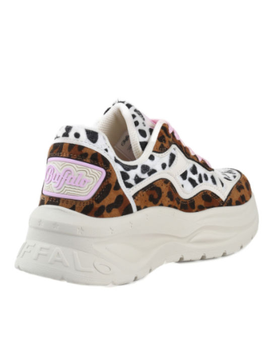 Едни Дамски Платформи Високи Animal Print