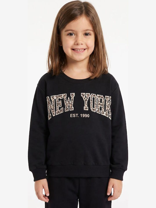 Kids Tracksuits Black 2 Pieces
