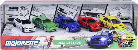 Majorette Αυτοκινητάκι JDM LEGENDS 5-PACK 1:64 8504105000 1:64