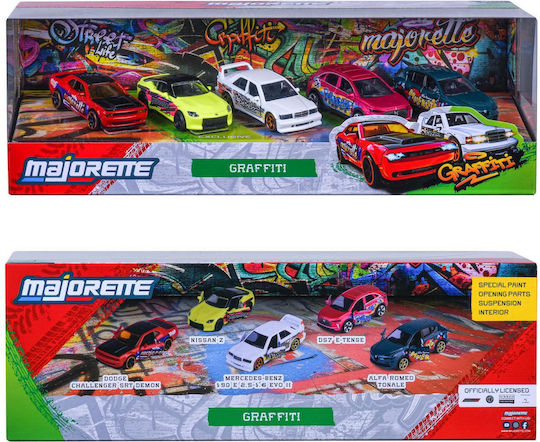 Majorette Spielzeugautos & Rennstrecken Graffiti 5er Pack 1:64