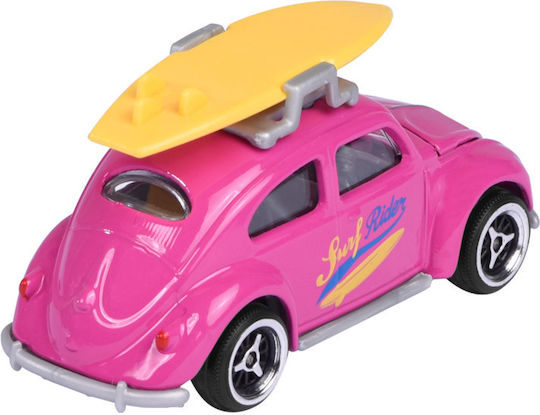 Majorette Количка VW Volkswagen Beetle Розово Жълто Табло 241A-7 1:59 1:59