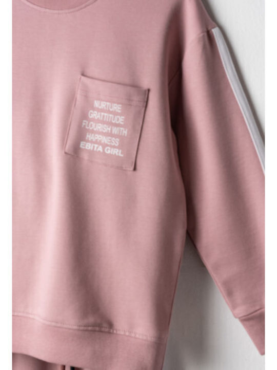 Kids Set with Leggings Winter 2 Pieces Salmon