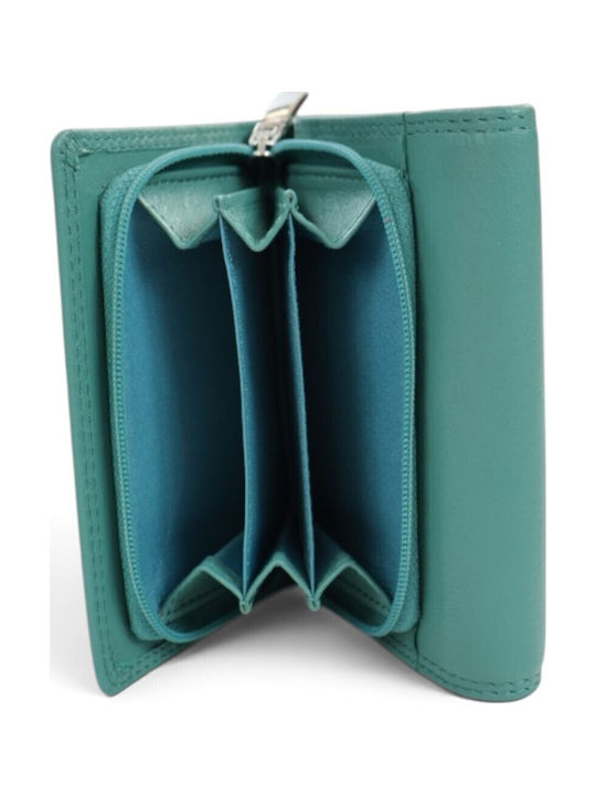 Leather Women's Wallet Green
