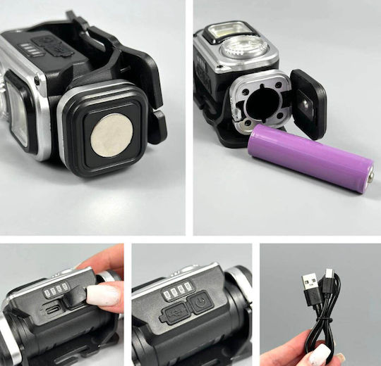 Rechargeable Head Flash Light LED Dual Function