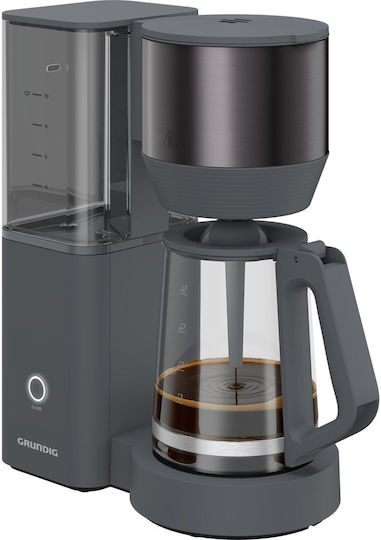 Grundig Programmable Filter Coffee Maker 1000W Dark Inox