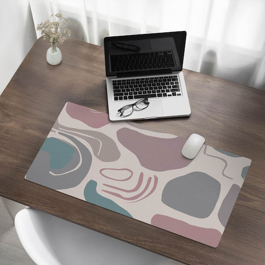 Covoraș Decorativ Protecție Birou Forme Abstracte 90x45 Cm