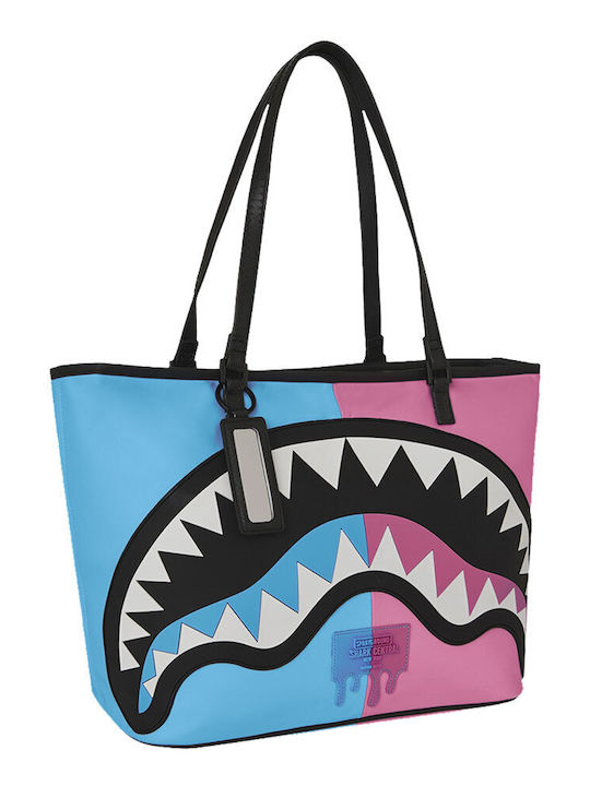 Geantă Dama Din Material Tote De Mână Multicoloră