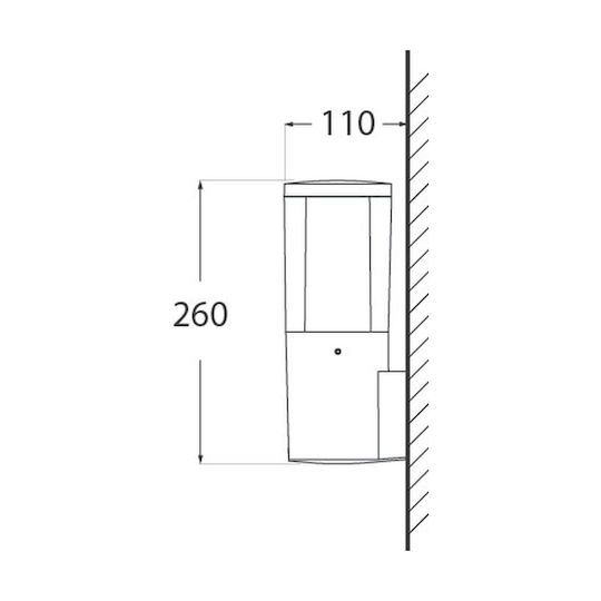 Fumagalli Wall Mounted Outdoor Light GU10 Fumagalli Wall Mounted Outdoor Light GU10