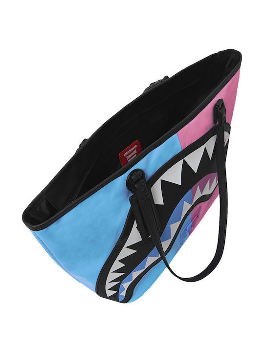 Geantă Dama Din Material Tote De Mână Multicoloră