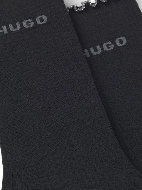 Hugo Rs Lettuce Cc Women Socks Black