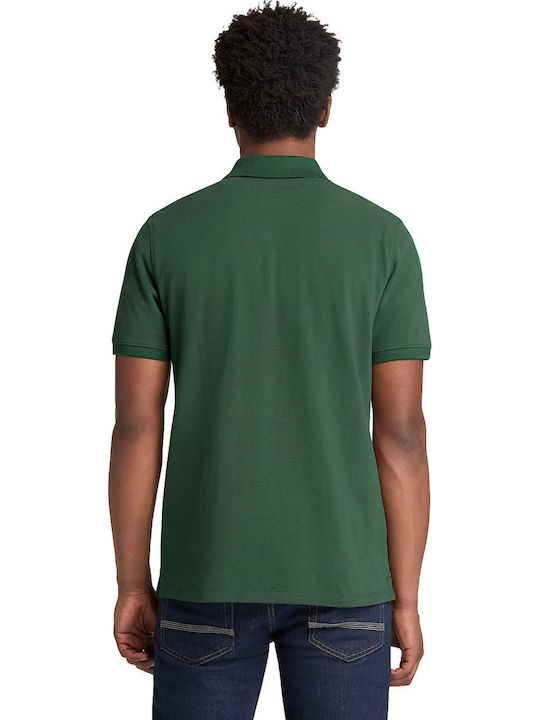 Polo Short Sleeve Green Blouse