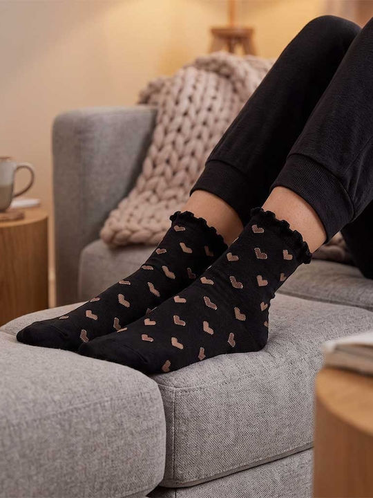 Enrico Coveri Women's Black Socks