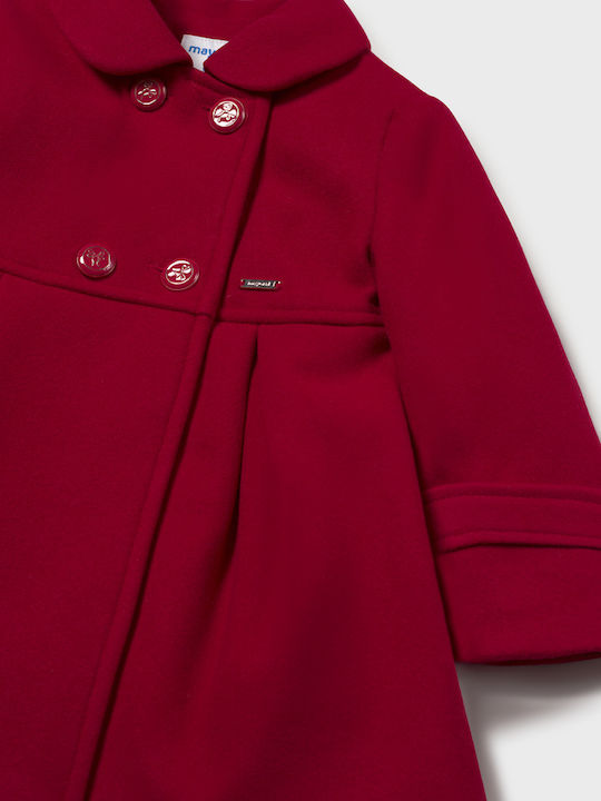 Kids Short Red Coat