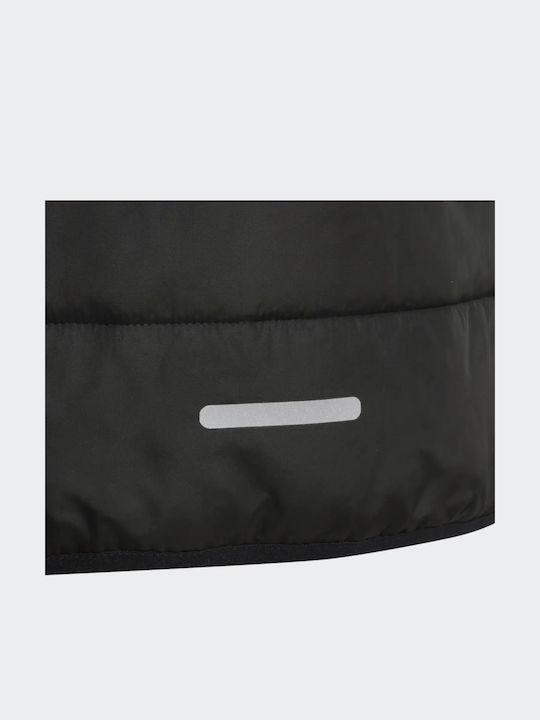 Kids Sports Jacket Short with Lining & Hood Black