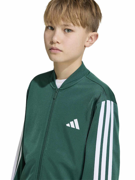Jacket Παιδικό Αθλητικό Μπουφάν Κοντό Green