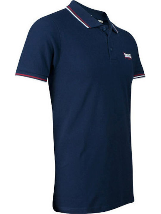 Lion Polo Short Sleeve Navy Blouse