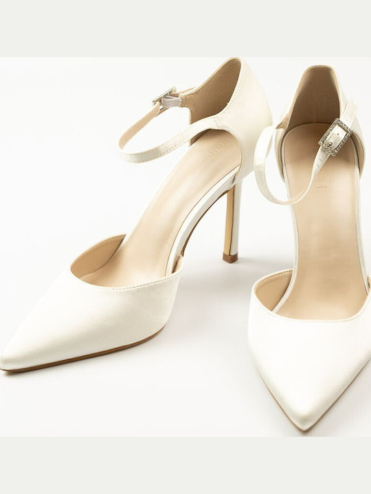 Pointed Toe Heels with Stiletto Heel White
