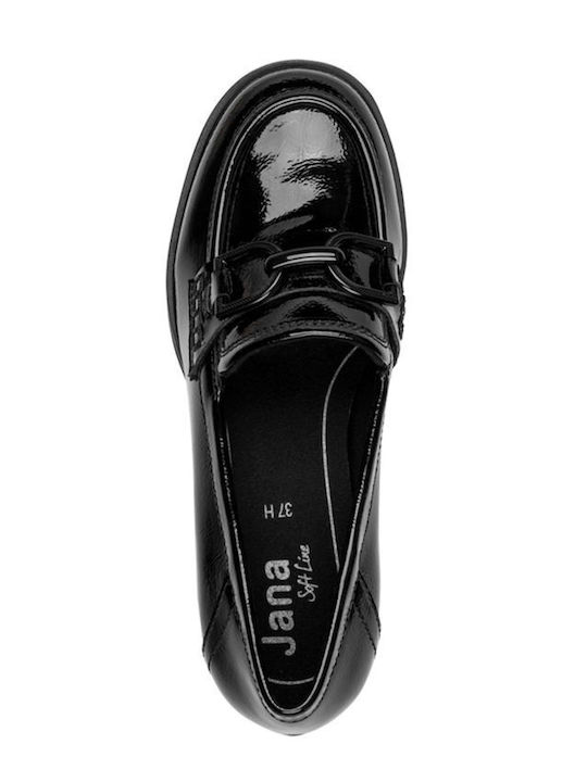 Heels from Patent Leather Black