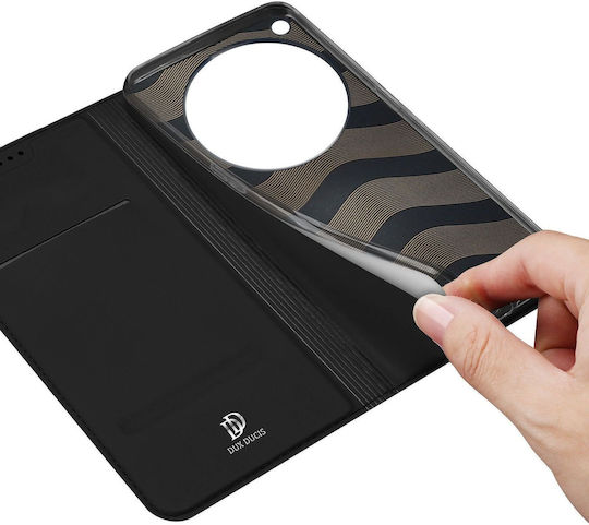 Dux Ducis Skin Wallet Leder / Silikon Schwarz (Oppo Find X9 Pro)