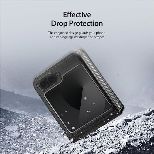 Dux Ducis Bril Задна корица Кожен Розов Galaxy Z Flip