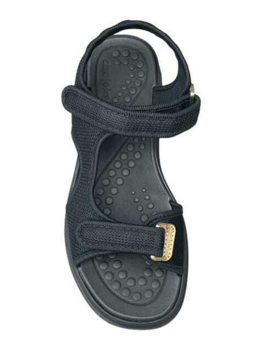 Sommer Damenplattformen Schwarz GY-07516-1-3