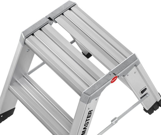Hailo Scară din aluminiu cu 2x2 trepte