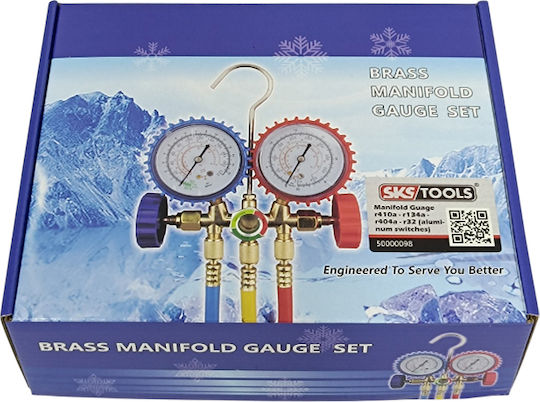 SKS Tools 50000098 Κάσα με Μανόμετρο