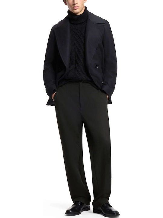 Elastic Black Trousers