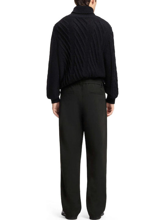 Elastic Black Trousers