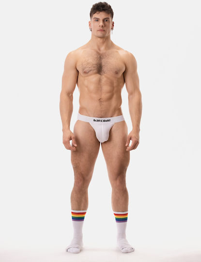 Barcode Berlin Ανδρικό Εσώρουχο Jockstrap Λευκό