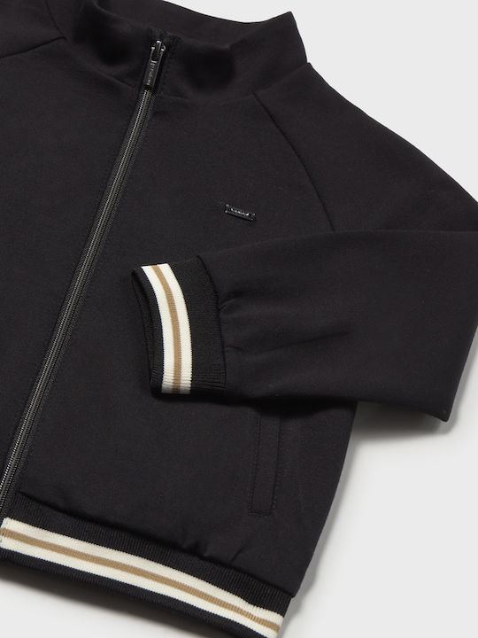 Kinder-Strickjacke Schwarz