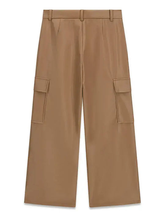 Kinderhose Leder Kamel