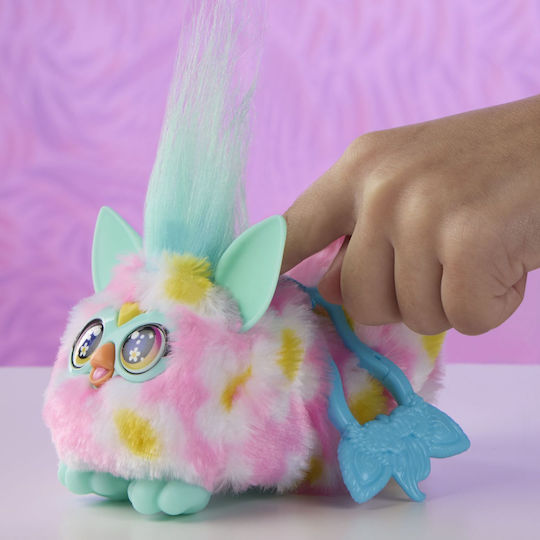 Hasbro Jucărie de Plus Furby Dj Furblets de Ziua Îndrăgostiților cu Mișcare și Sunet pentru 6+ Ani 45 cm