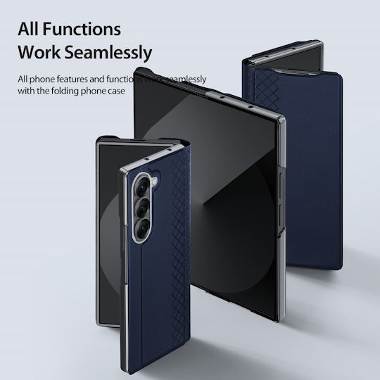 Dux Ducis Bril Series Калъф Книга Син Samsung Galaxy Z Fold7 5g