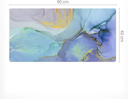 Schreibtischunterlagen Schutz Dekoratives Teppich Büro Abstrakt Aquarell 90x45 cm