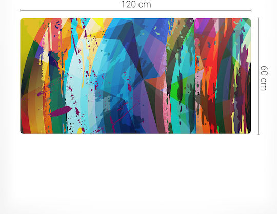 Schreibtischunterlagen Schutz Dekoratives Teppich Büro Abstraktes Mosaik 120x60 cm