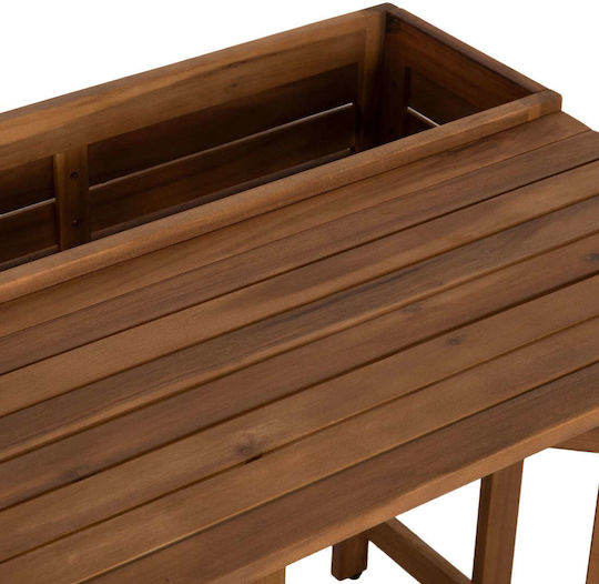 Freebox Holzblumentopf Natürliche 80x65x78cm