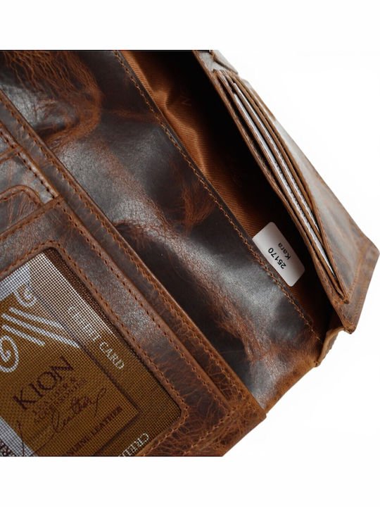 Leather Men's Wallet Brown