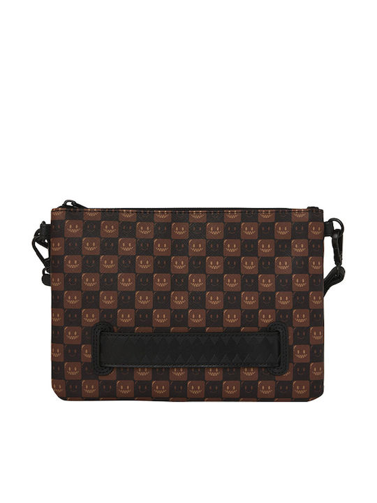 Sharks In Paris Men's Brown Sling Bag