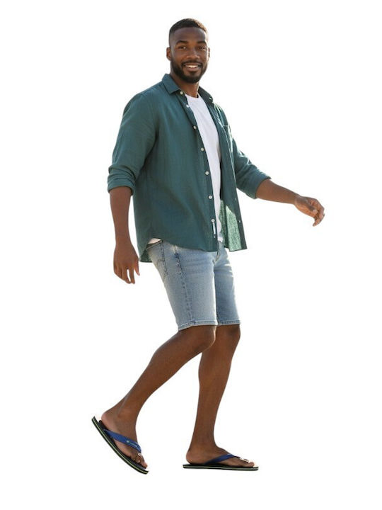 Men's Blue Flip-Flops
