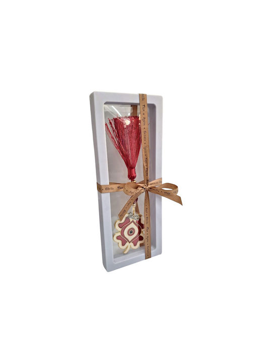Kalliopi Silver Tabletop New Year's Lucky Charm Red Eye 2027